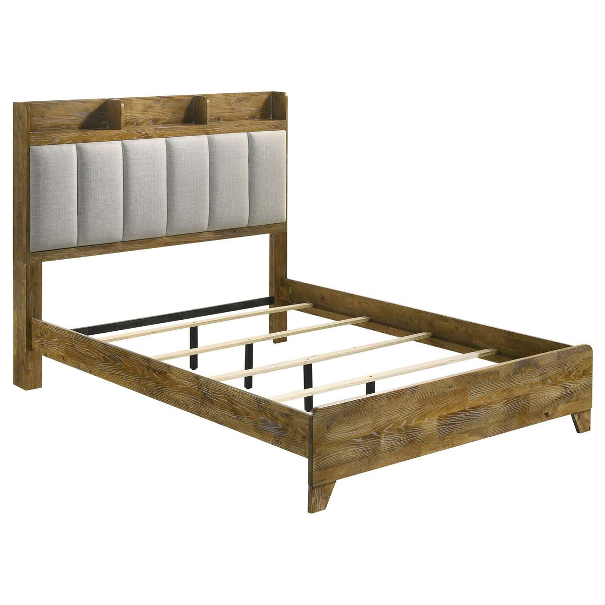 222971KE-S5 Henderson 5-piece Eastern King Bedroom Set Medium Oak
