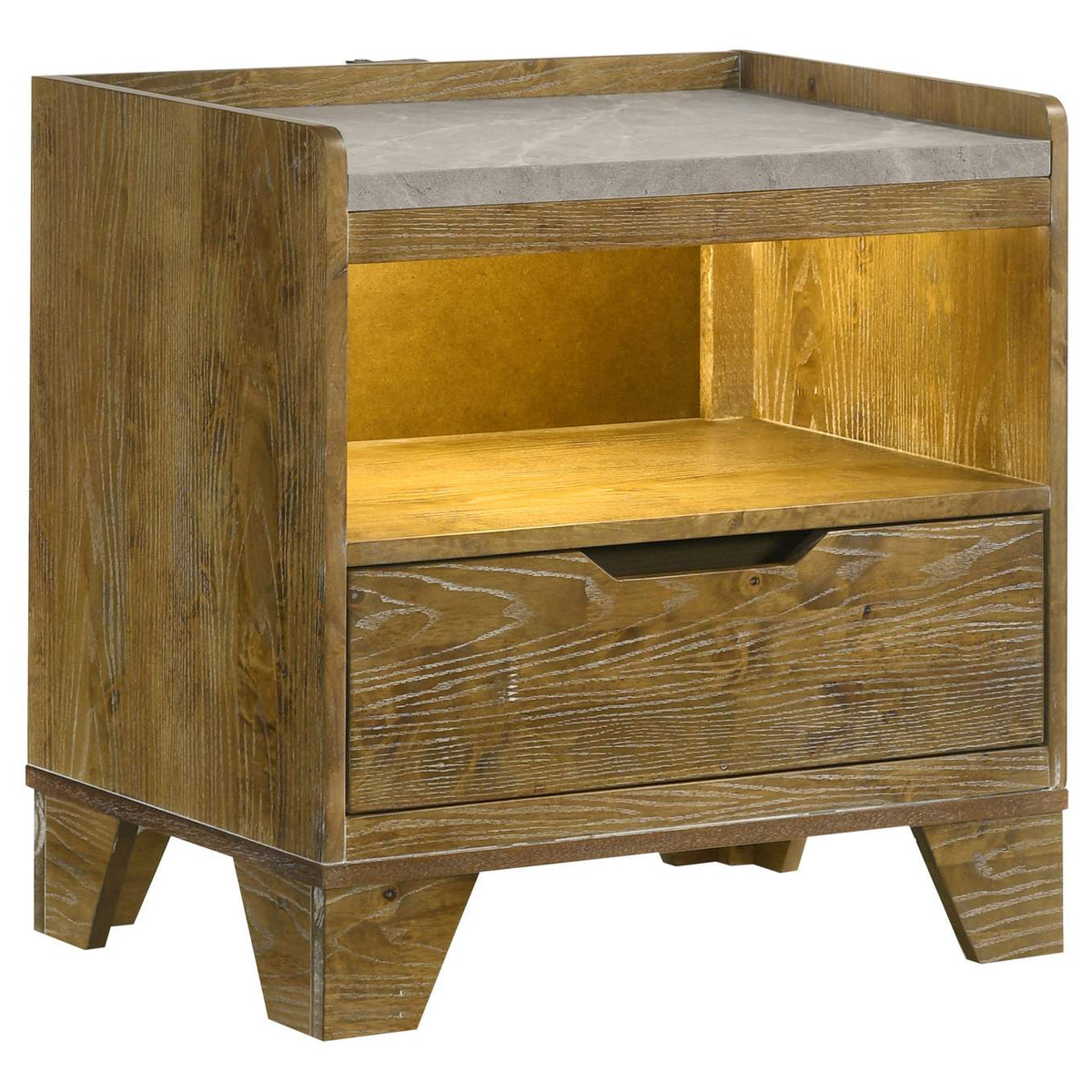 222971Q-S4 Henderson 4-piece Queen Bedroom Set Medium Oak