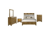 222971Q-S5 Henderson 5-piece Queen Bedroom Set Medium Oak