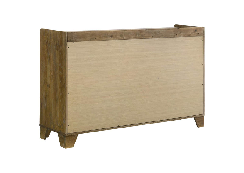 222973 Henderson 6-drawer Bedroom Dresser Cabinet Medium Oak