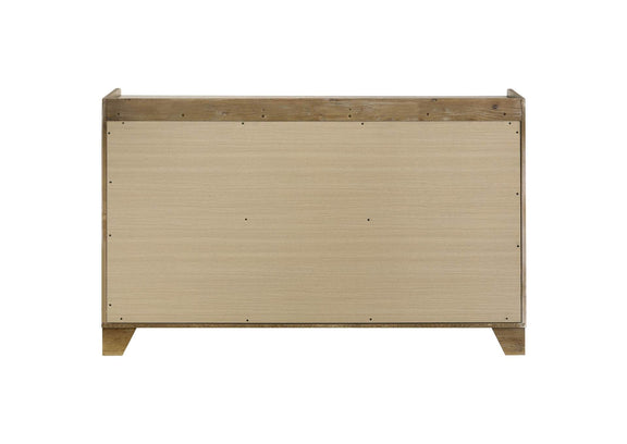 222973 Henderson 6-drawer Bedroom Dresser Cabinet Medium Oak