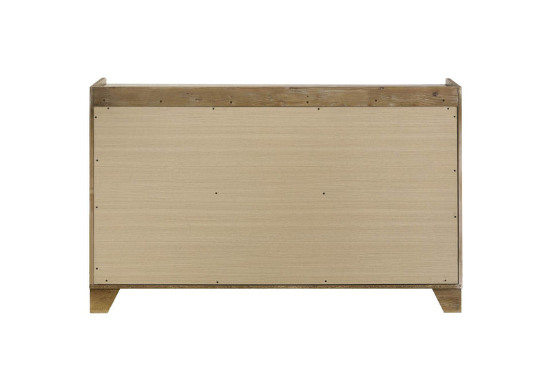 222973 Henderson 6-drawer Bedroom Dresser Cabinet Medium Oak