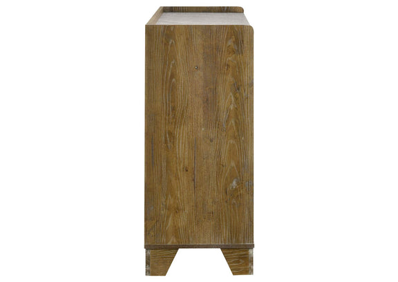 222973 Henderson 6-drawer Bedroom Dresser Cabinet Medium Oak