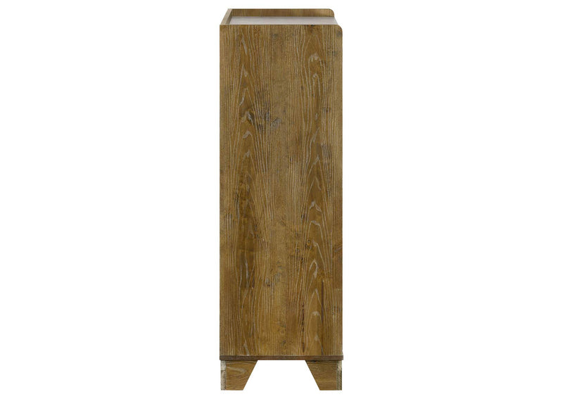 222975 Henderson 5-drawer Bedroom Chest of Drawers Medium Oak