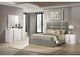 223091GRYQ-S4 Ines 4-piece Queen Bedroom Set Grey and White High Gloss