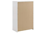 223095 Ines 5-drawer Bedroom Chest of Drawers White High Gloss