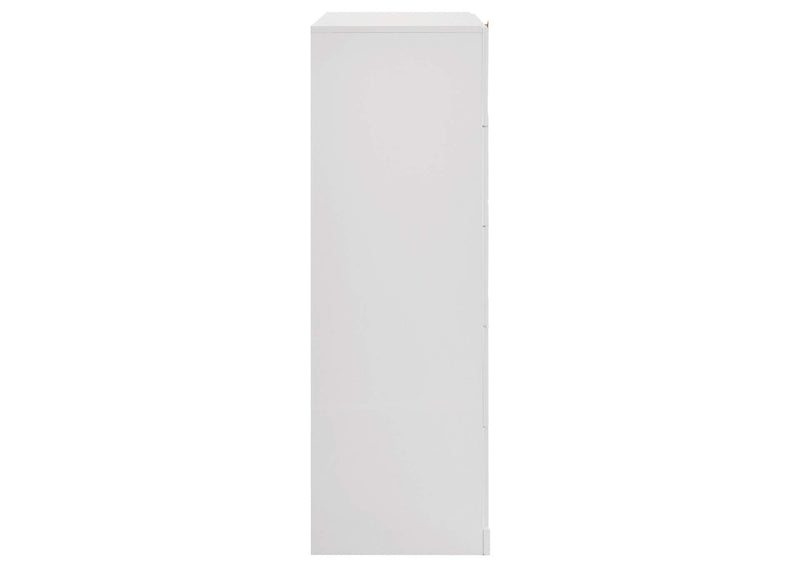 223095 Ines 5-drawer Bedroom Chest of Drawers White High Gloss