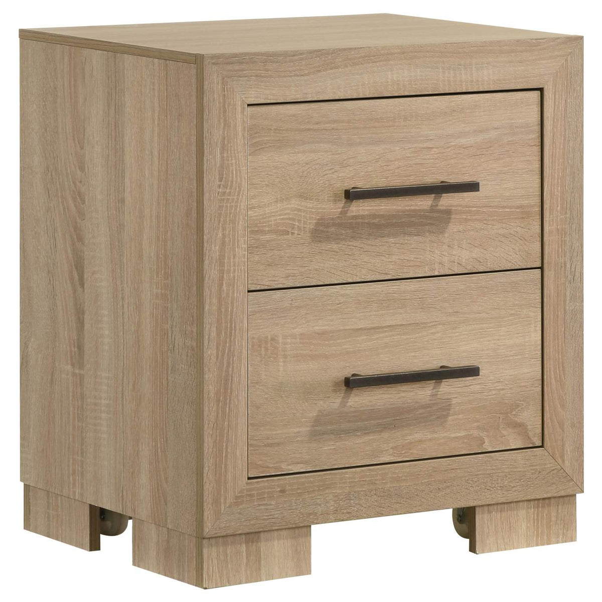 223111KE-S4 Arielle 4-piece Eastern King Bedroom Set Light Oak