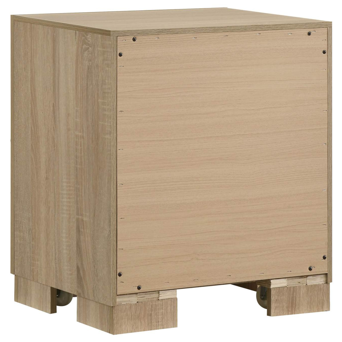 223111KE-S4 Arielle 4-piece Eastern King Bedroom Set Light Oak