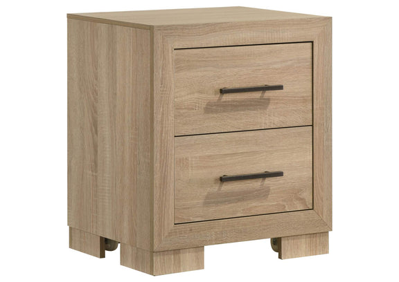 223111Q-S4 Arielle 4-piece Queen Bedroom Set Light Oak
