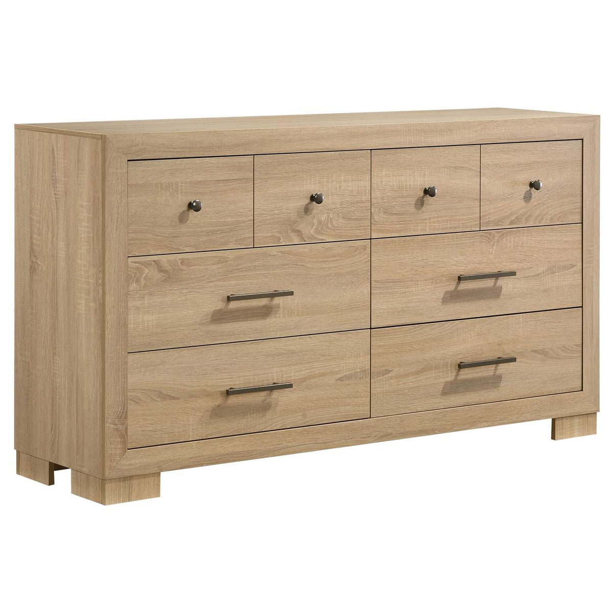 223111Q-S4 Arielle 4-piece Queen Bedroom Set Light Oak