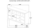 223111Q-S4 Arielle 4-piece Queen Bedroom Set Light Oak