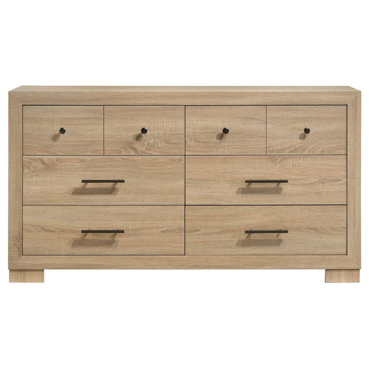 223113 Arielle 6-drawer Bedroom Dresser Cabinet Light Oak