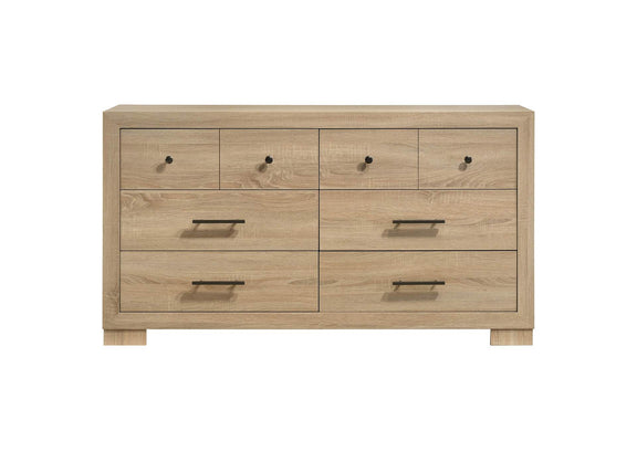223113 Arielle 6-drawer Bedroom Dresser Cabinet Light Oak