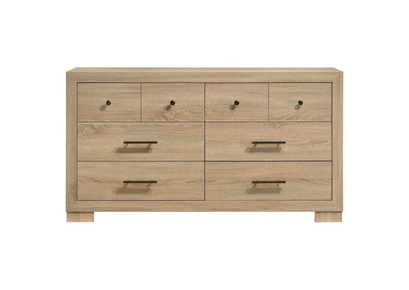 223113 Arielle 6-drawer Bedroom Dresser Cabinet Light Oak