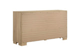 223113 Arielle 6-drawer Bedroom Dresser Cabinet Light Oak