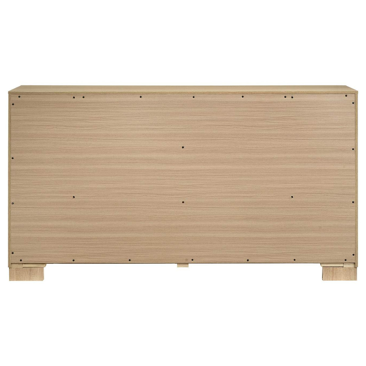 223113 Arielle 6-drawer Bedroom Dresser Cabinet Light Oak
