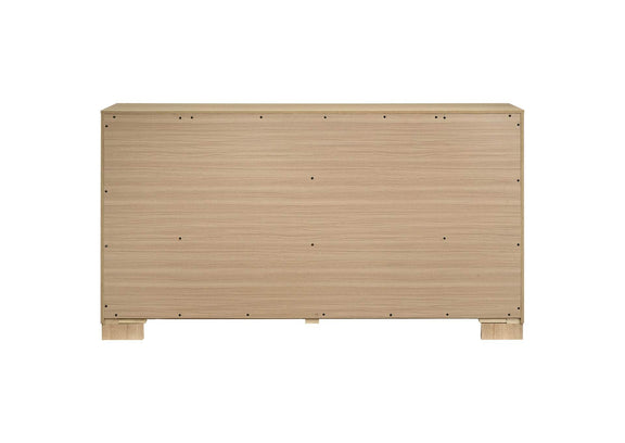 223113 Arielle 6-drawer Bedroom Dresser Cabinet Light Oak