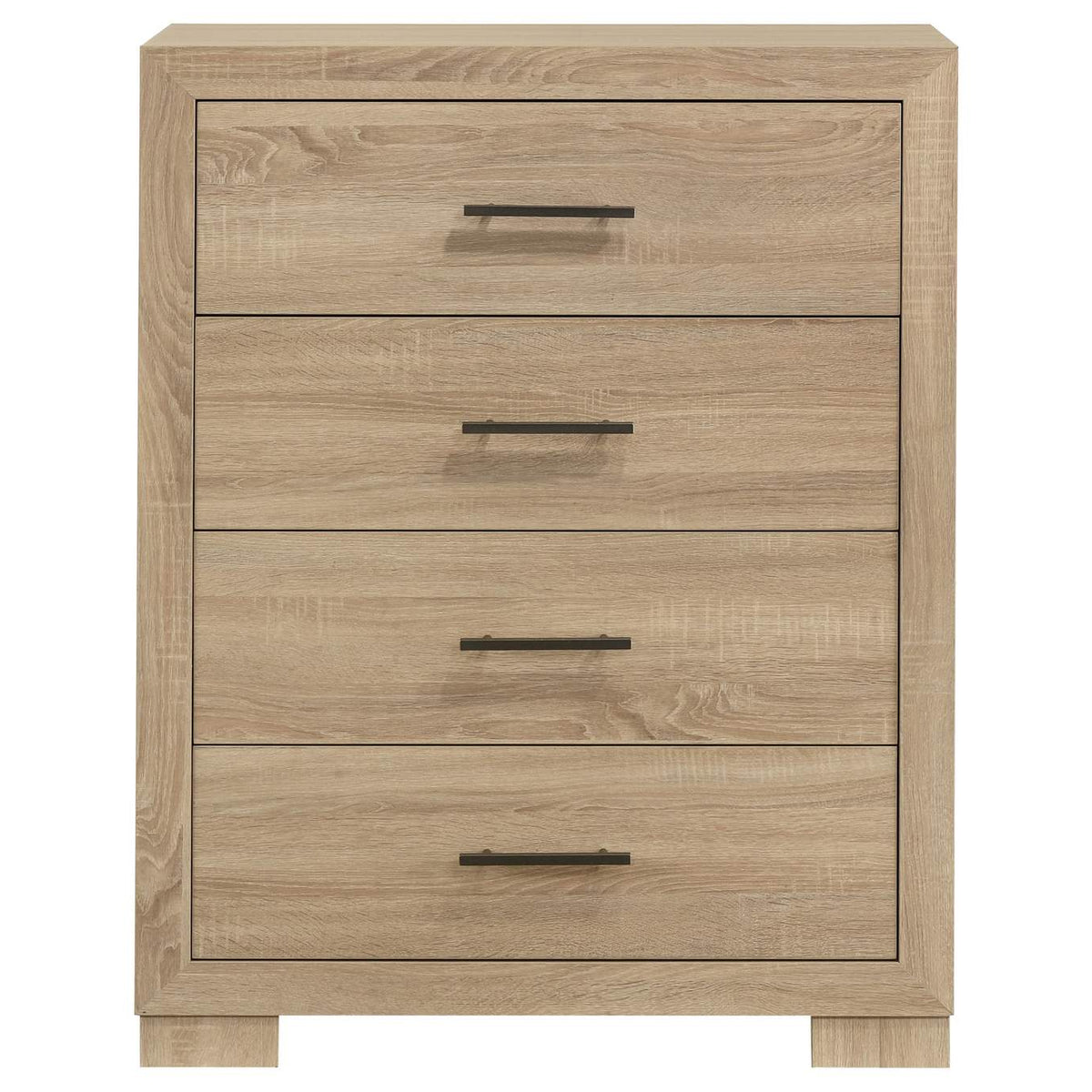 223115 Arielle 4-drawer Bedroom Chest of Drawers Light Oak