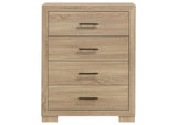 223115 Arielle 4-drawer Bedroom Chest of Drawers Light Oak
