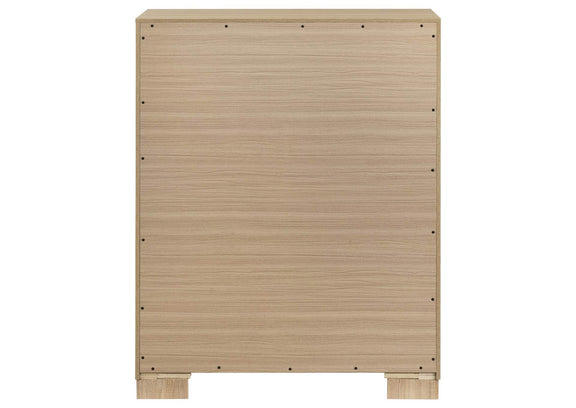 223115 Arielle 4-drawer Bedroom Chest of Drawers Light Oak