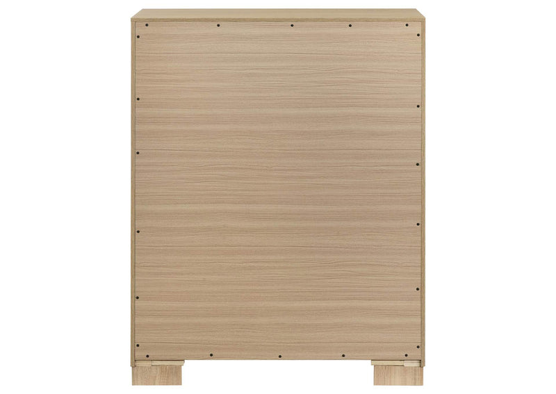 223115 Arielle 4-drawer Bedroom Chest of Drawers Light Oak