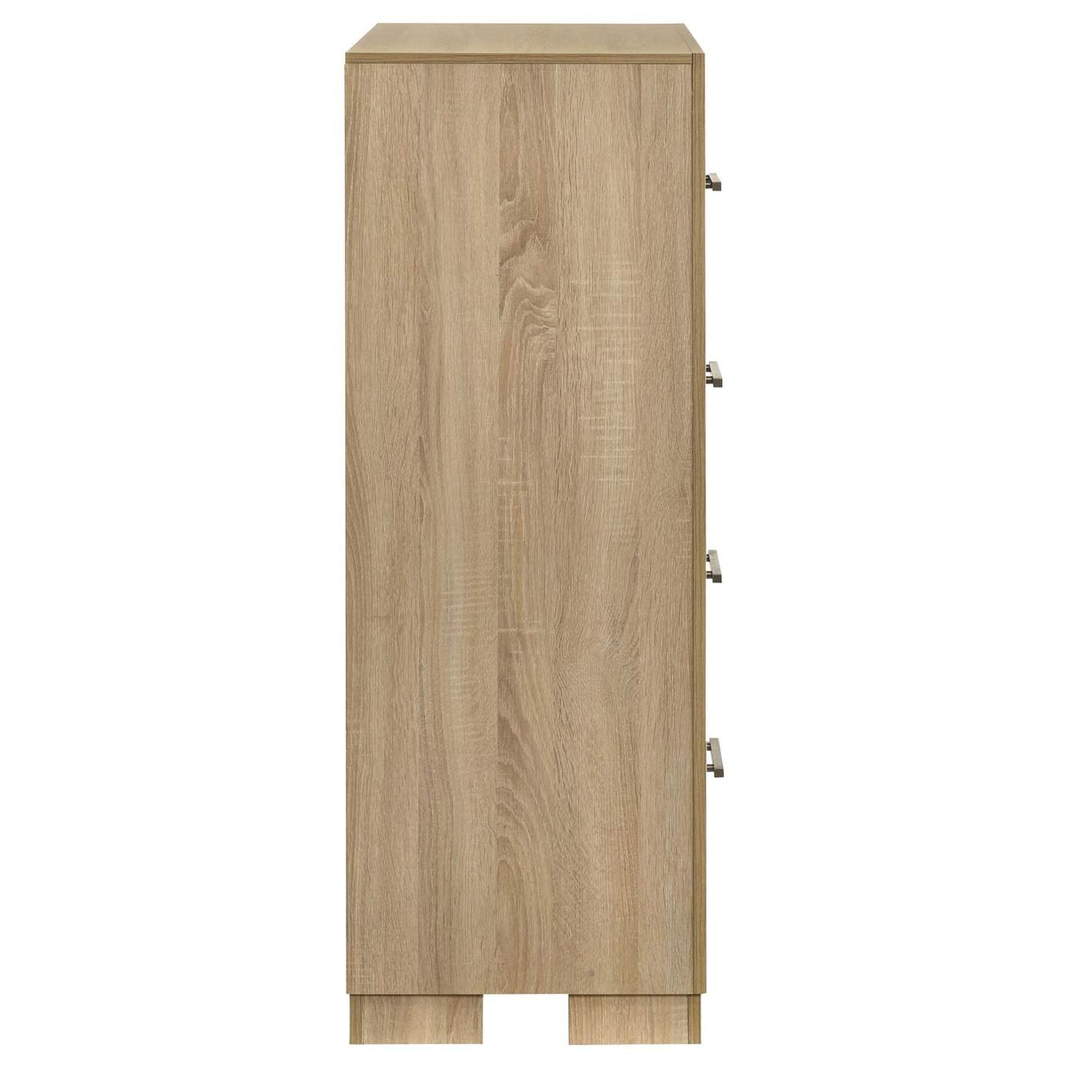 223115 Arielle 4-drawer Bedroom Chest of Drawers Light Oak