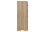 223115 Arielle 4-drawer Bedroom Chest of Drawers Light Oak
