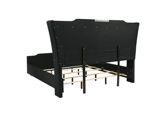 223161KE-S4B Lorient 4-piece Eastern King Bedroom Set Black