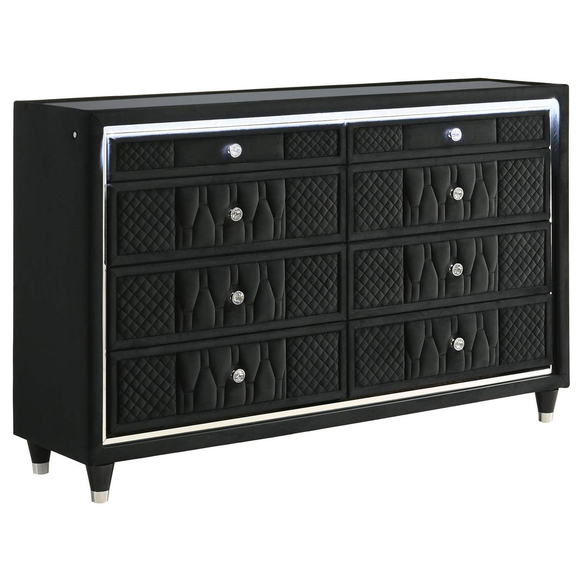 223161KE-S4 Lorient 4-piece Eastern King Bedroom Set Black