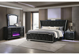 223161Q-S4B Lorient 4-piece Queen Bedroom Set Black