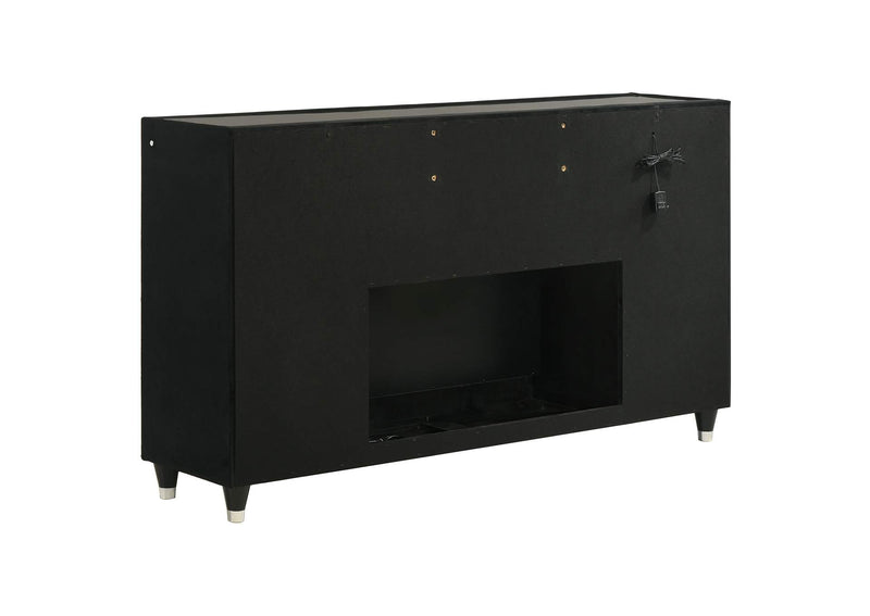223161Q-S4B Lorient 4-piece Queen Bedroom Set Black