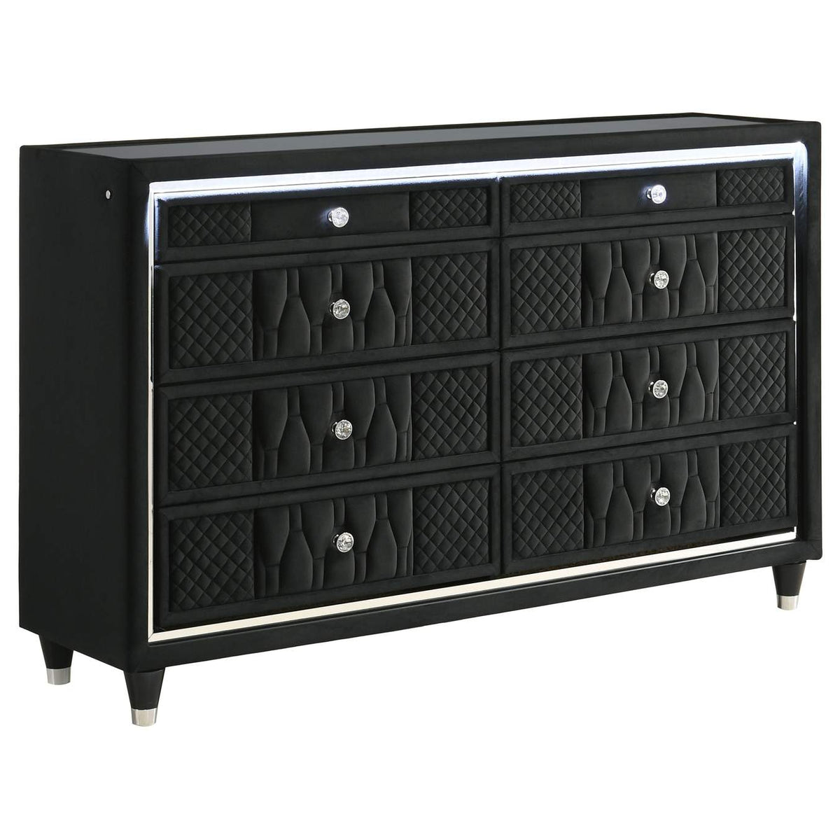 223161Q-S4 Lorient 4-piece Queen Bedroom Set Black