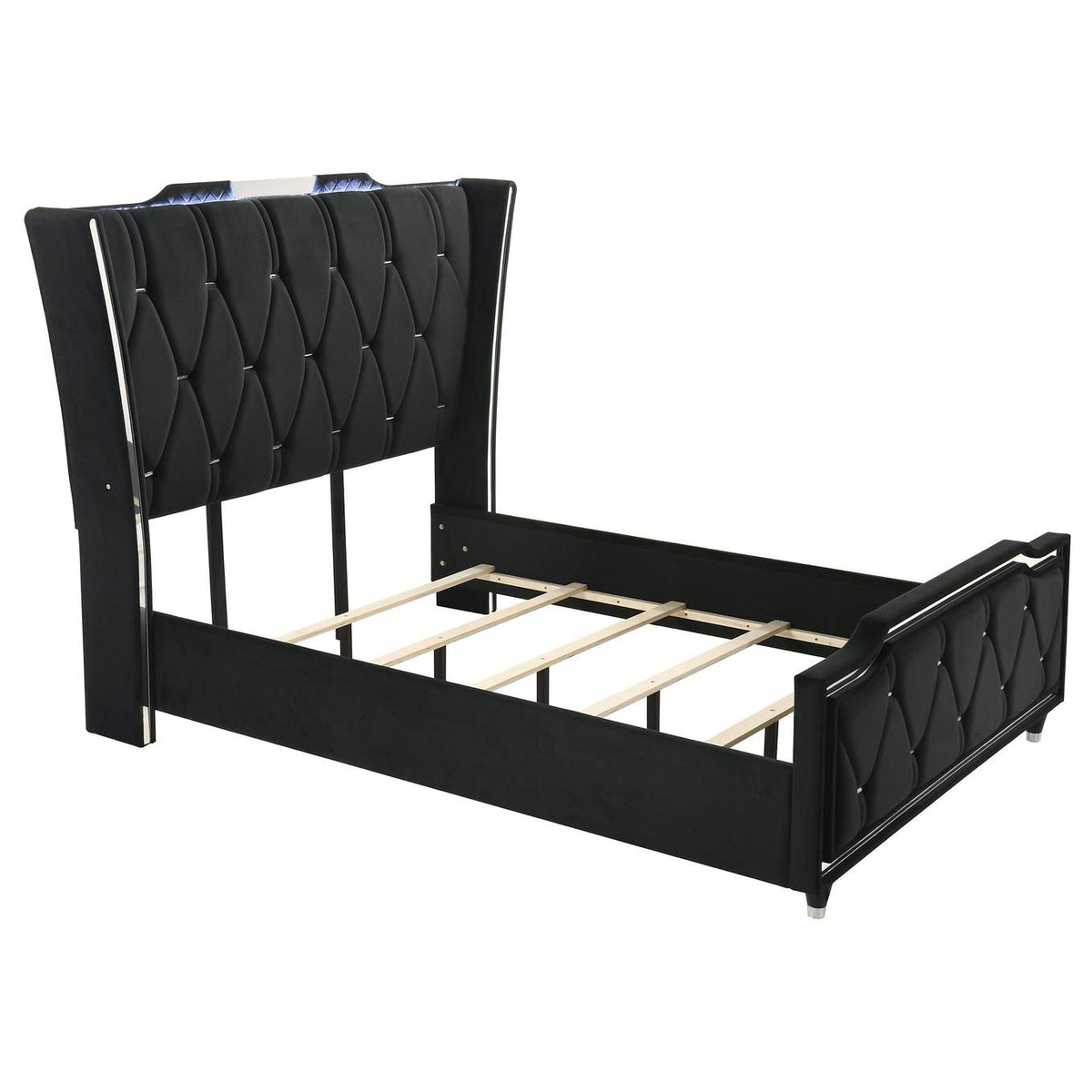223161Q-S5B Lorient 5-piece Queen Bedroom Set Black