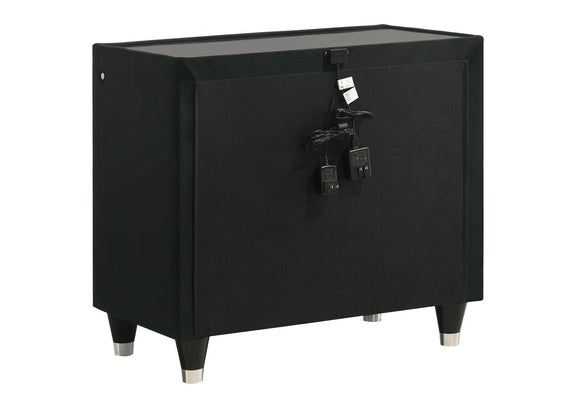 223161Q-S5B Lorient 5-piece Queen Bedroom Set Black