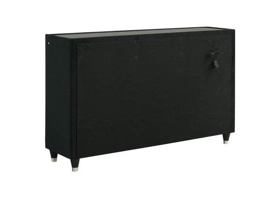 223161Q-S5 Lorient 5-piece Queen Bedroom Set Black