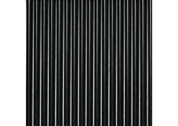 223163FB Lorient 8-drawer LED Bedroom Flame Box Dresser Black