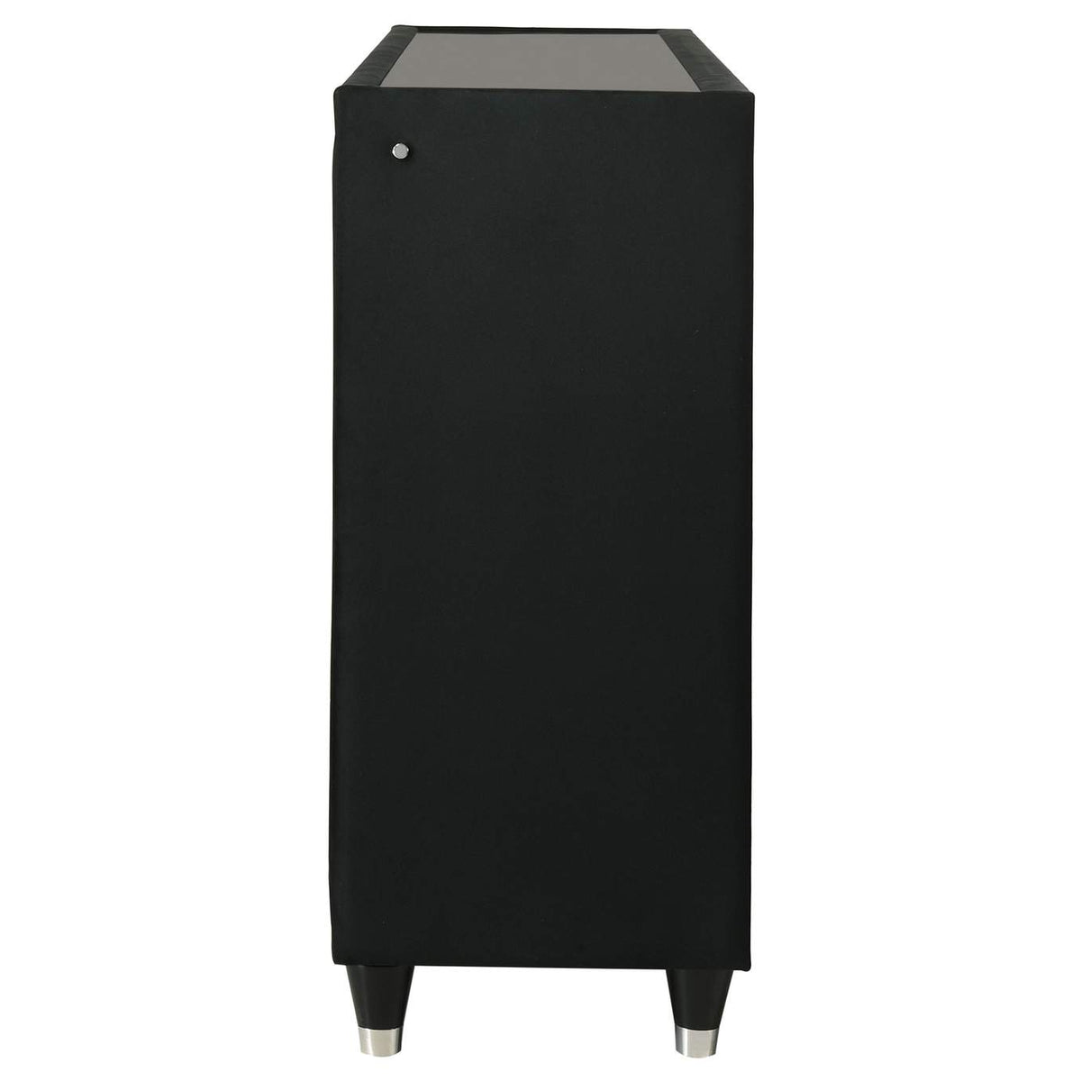 223163 Lorient 8-drawer LED Bedroom Dresser Cabinet Black