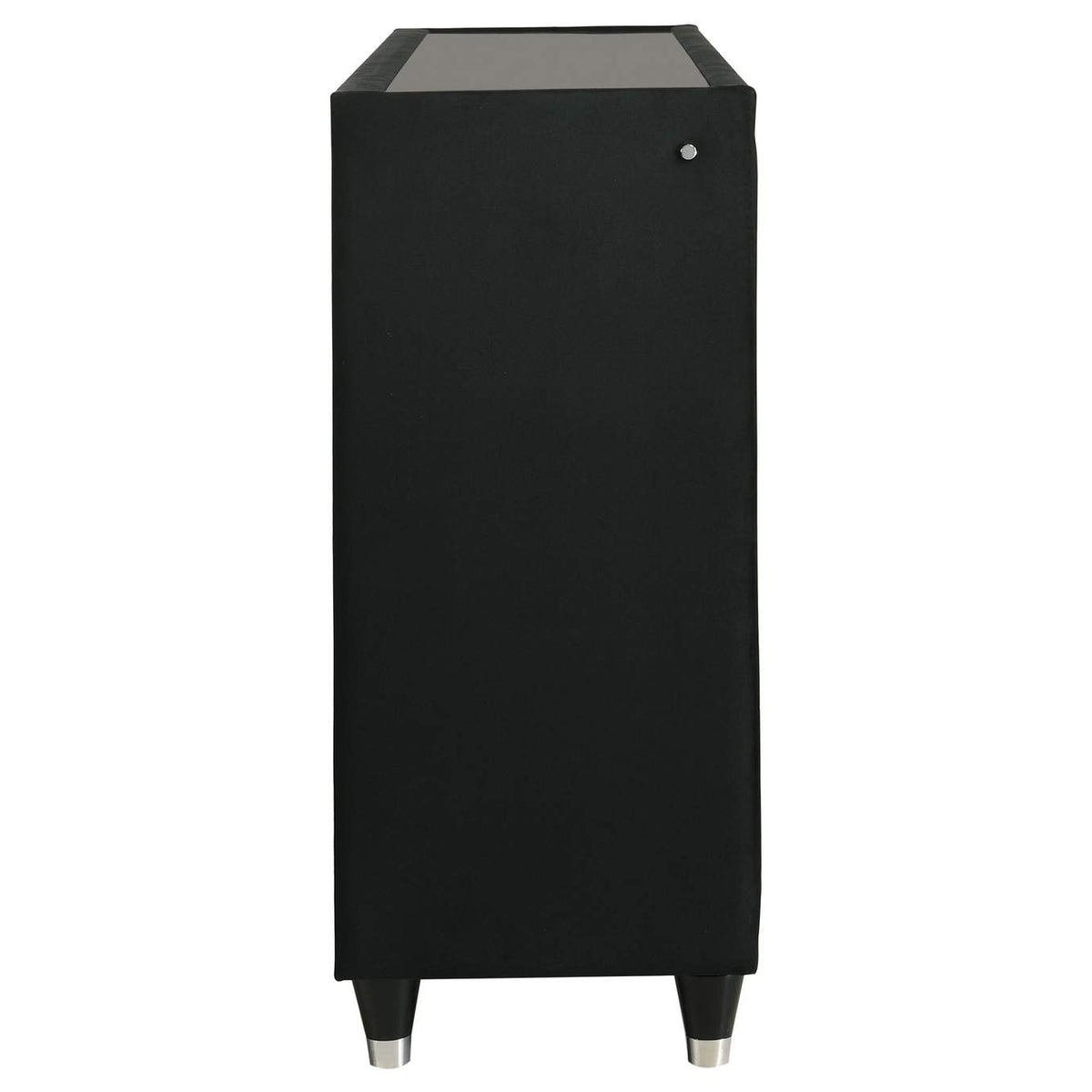 223163 Lorient 8-drawer LED Bedroom Dresser Cabinet Black