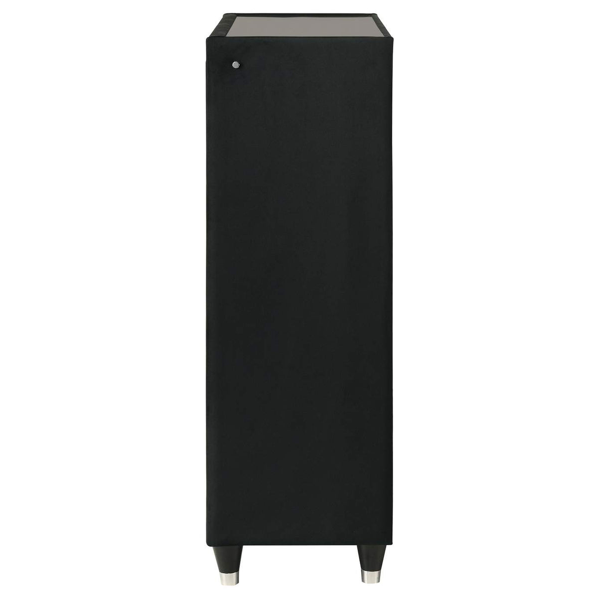 223165 Lorient 5-drawer LED Chest of Drawers Black