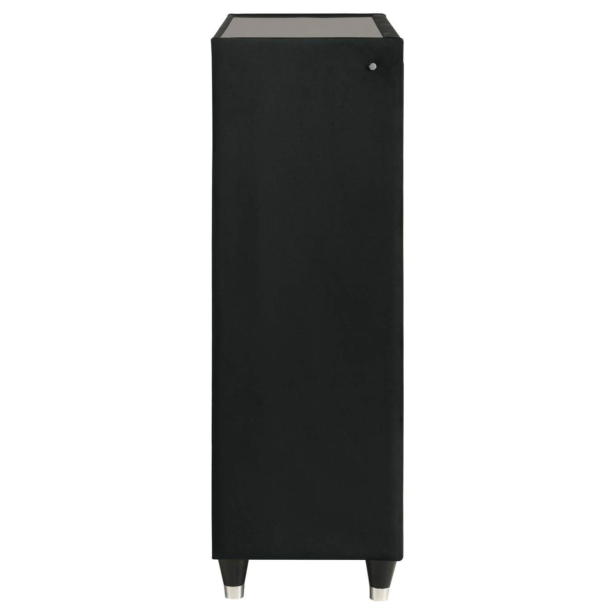 223165 Lorient 5-drawer LED Chest of Drawers Black