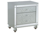 223211Q-S4 Gunnison 4-piece Queen Bedroom Set Silver Metallic