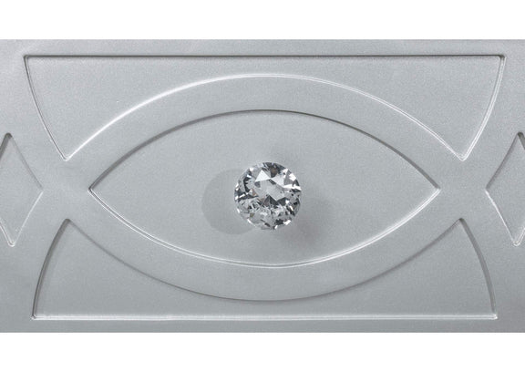 223212 Gunnison 2-drawer Nightstand Silver Metallic