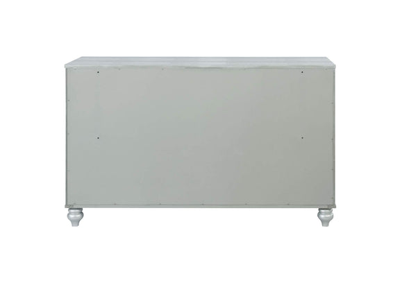 223213 Gunnison 6-drawer Dresser Silver Metallic