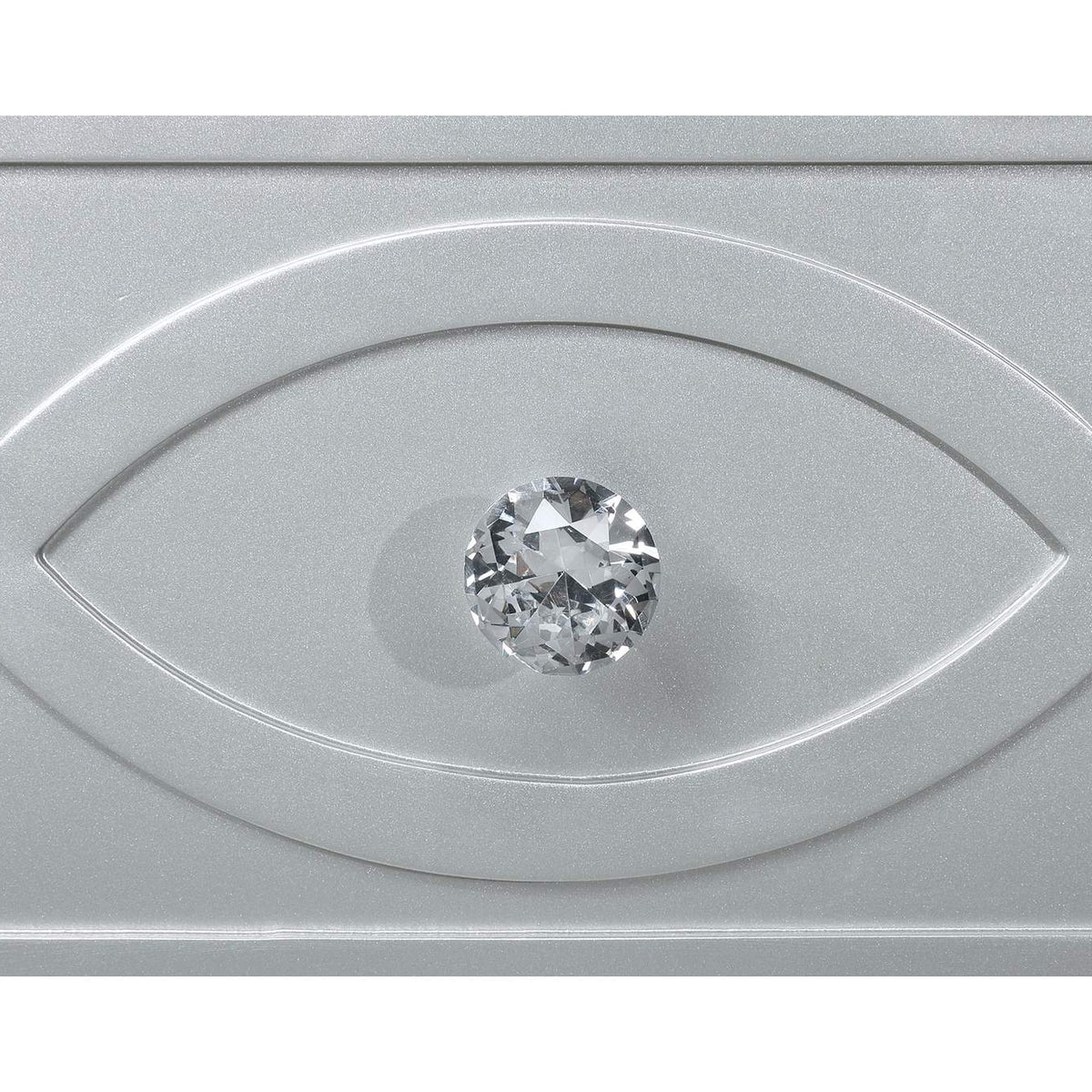 223213 Gunnison 6-drawer Dresser Silver Metallic