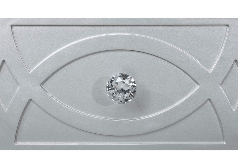 223215 Gunnison 5-drawer Bedroom Chest Silver Metallic