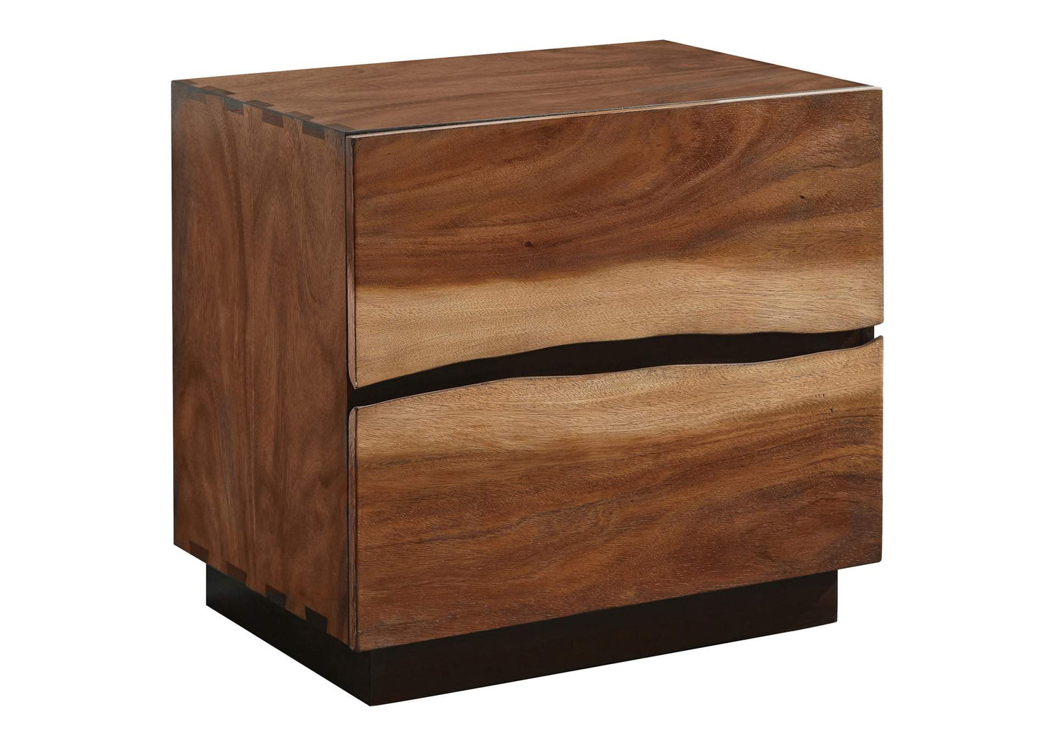 223252 Winslow 2-drawer Nightstand Smokey Walnut
