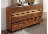 223253 Winslow 6-drawer Dresser Smokey Walnut