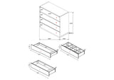 223255 Winslow 4-drawer Bedroom Chest Smokey Walnut
