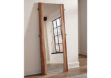 223256 Winslow 31 x 76 Inch Standing Floor Mirror Smokey Walnut